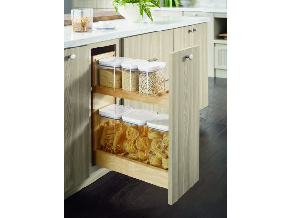 Diamond Base Container Organizer Pantry Pullout Cabinet
